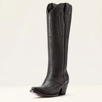 Christine | Women's Pink Embroidered Western Cowboy Boots