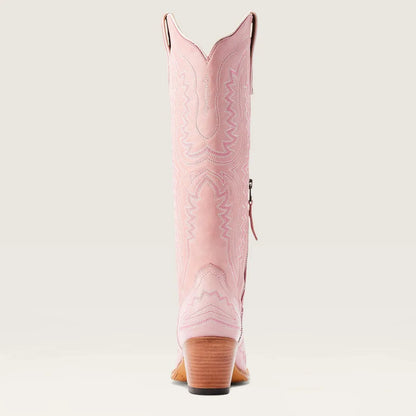 Christine | Women's Pink Embroidered Western Cowboy Boots