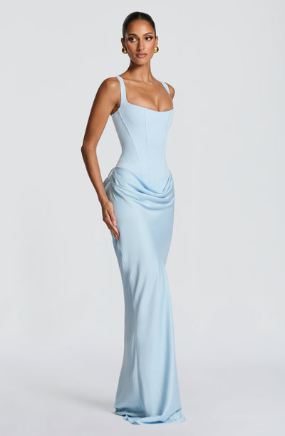 Joanne | Women's Formal Draped Evening Maxi Dress