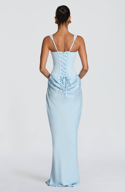 Joanne | Women's Formal Draped Evening Maxi Dress