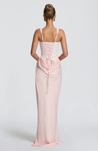 Joanne | Women's Formal Draped Evening Maxi Dress