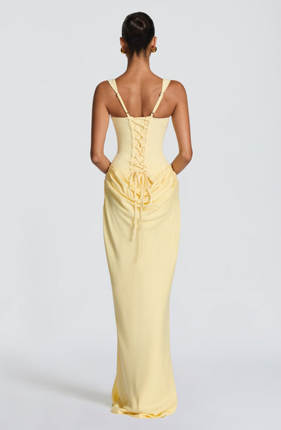 Joanne | Women's Formal Draped Evening Maxi Dress