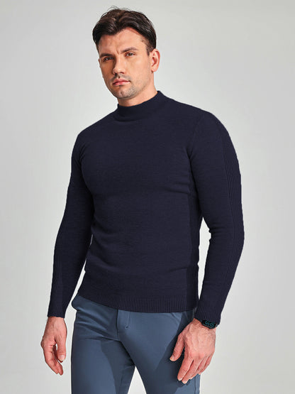 Cosmo | Men's Classic Mock Neck Knit Sweater