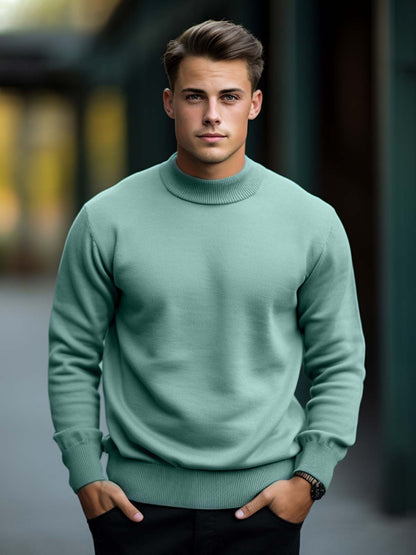 Cosmo | Men's Classic Mock Neck Knit Sweater