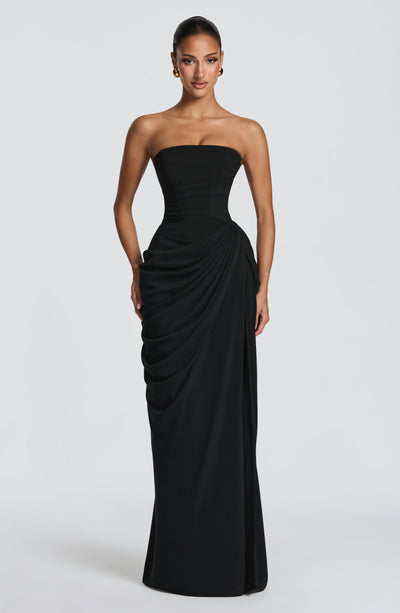 Deborah | Women's Strapless Draped Corset Dress