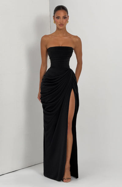 Deborah | Women's Strapless Draped Corset Dress