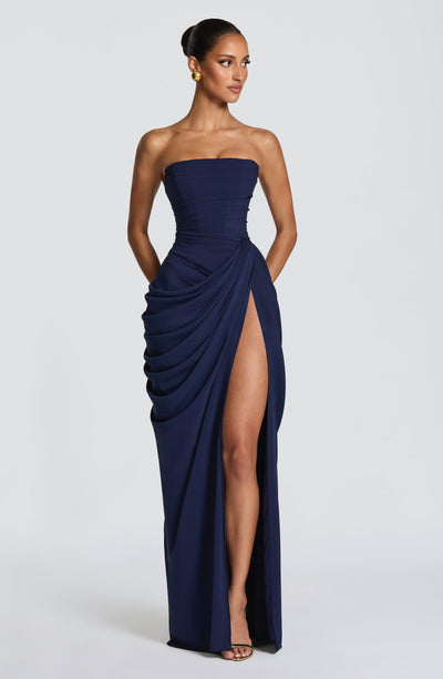 Deborah | Women's Strapless Draped Corset Dress