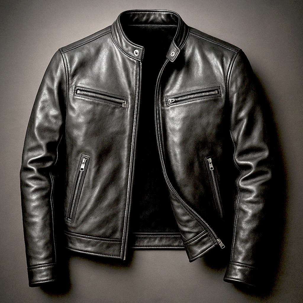 Darren | Men's Vintage Leather Biket Jacket