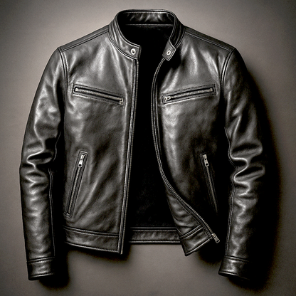 Darren | Men's Vintage Leather Biket Jacket