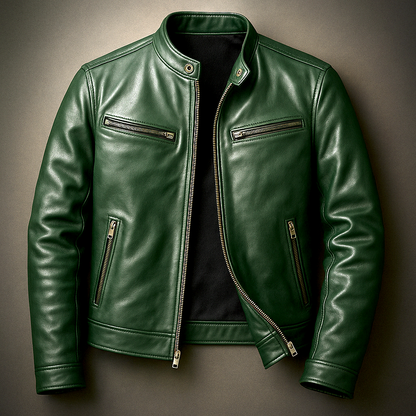 Darren | Men's Vintage Leather Biket Jacket