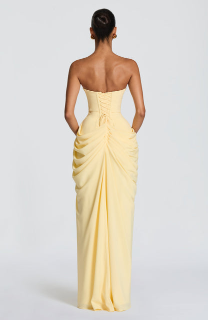 Deborah | Women's Strapless Draped Corset Dress