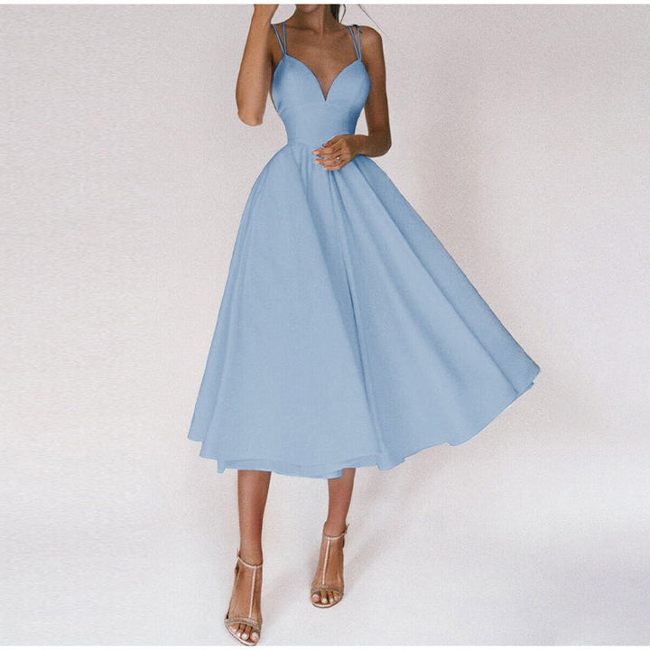 Aria | Women's Evening A-Line Midi Dress