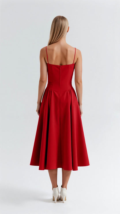 Emily | Women's Fitted Bustier Formal Wedding Guest Dress