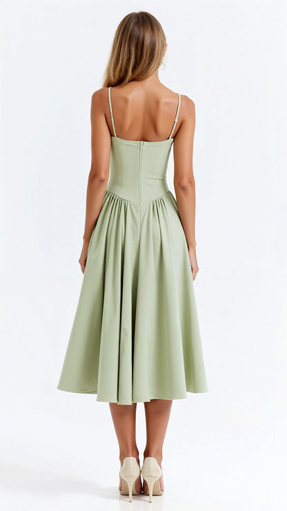 Emily | Women's Fitted Bustier Formal Wedding Guest Dress