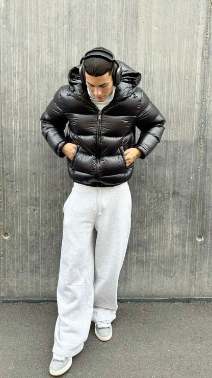 Eric | Men's Quilted Zip-Up Hooded Puffer Jacket