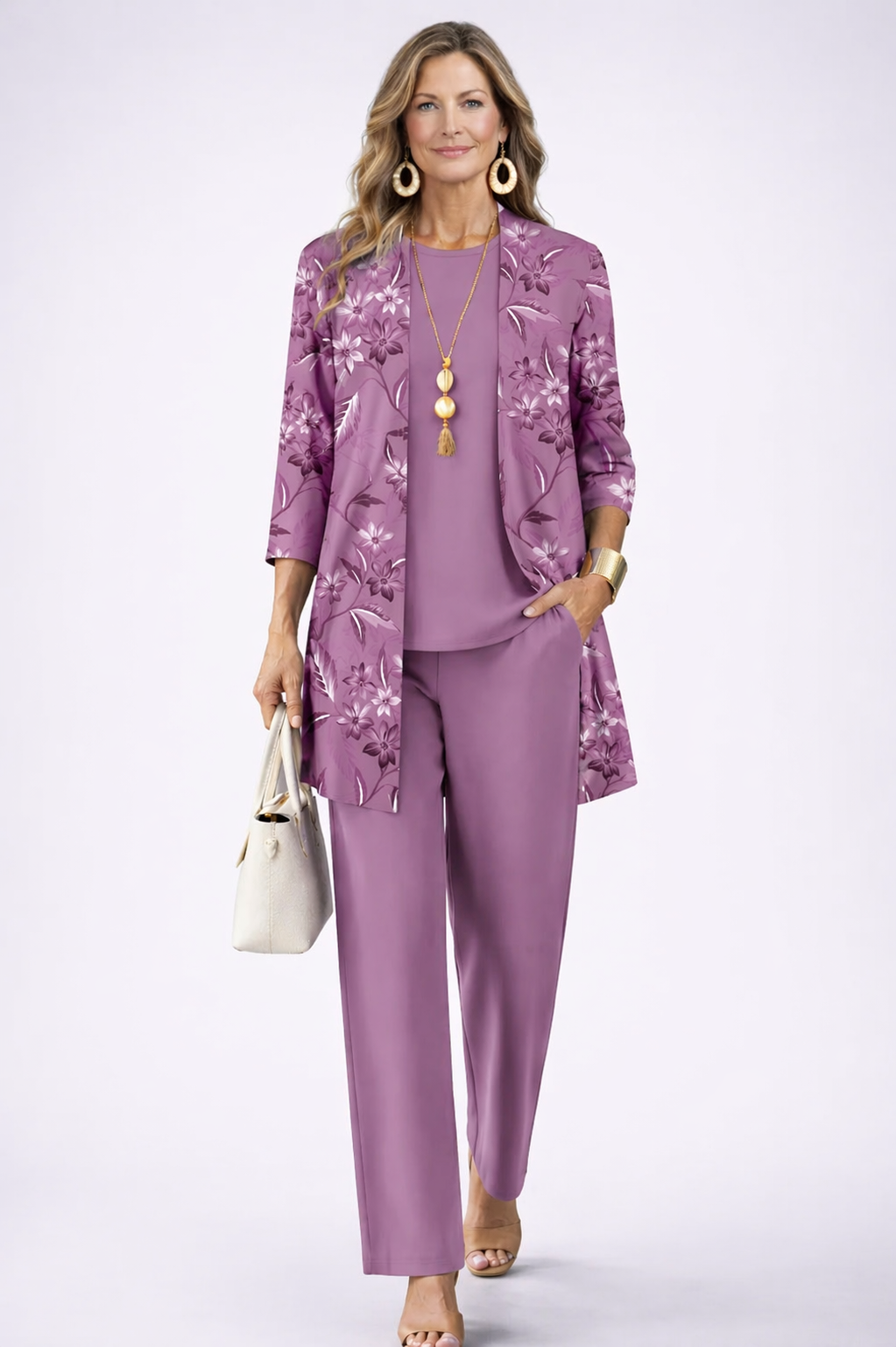 Evie | Women's Floral Three-Piece Coordinated Set