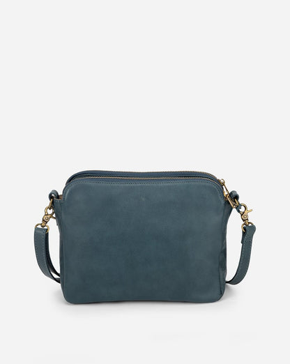 Felicity | Women's Sleek Three-Layer Leather Crossbody Bag