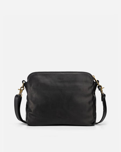 Felicity | Women's Sleek Three-Layer Leather Crossbody Bag