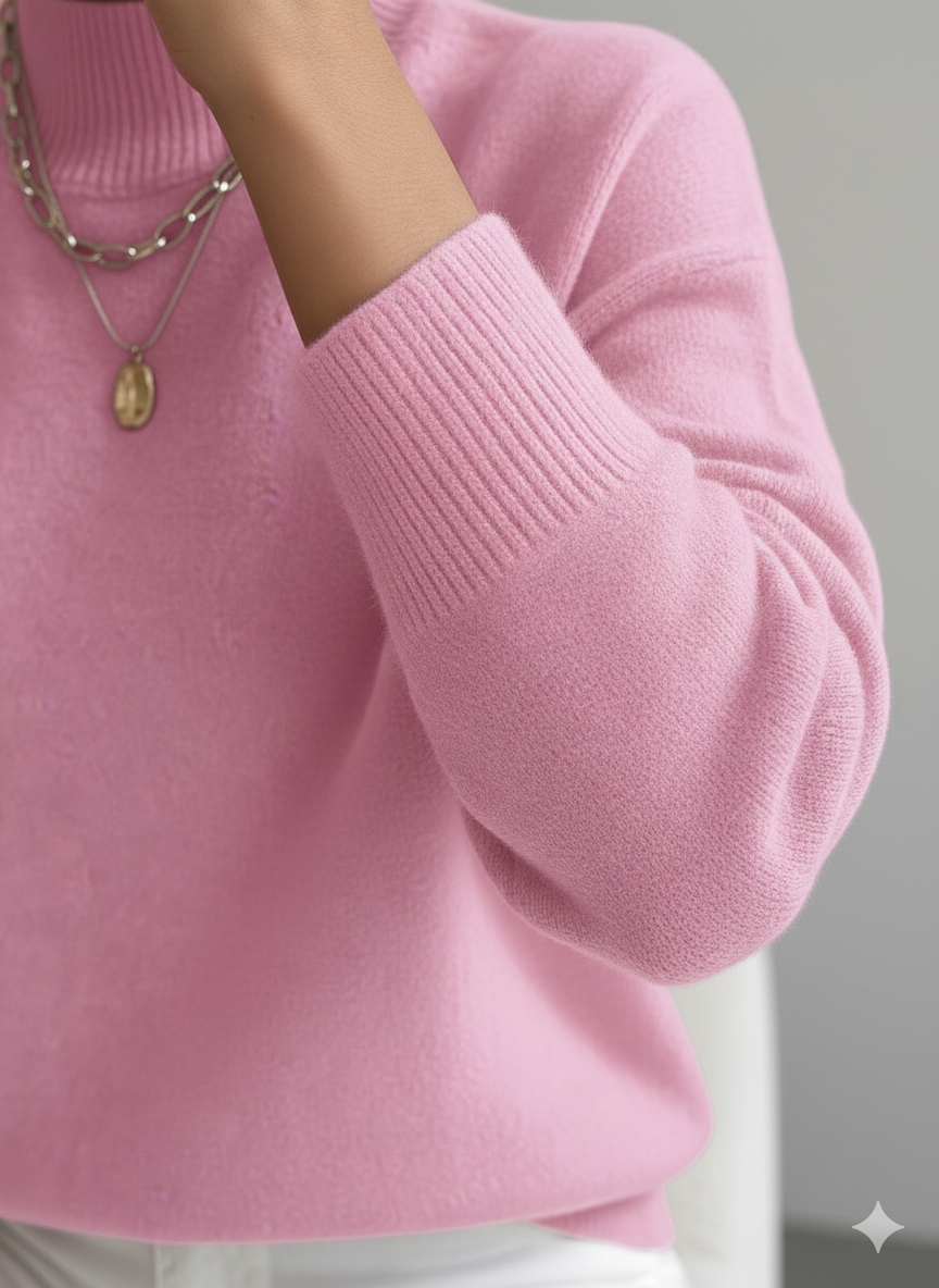 Gemma | Women's Relaxed Mock Neck Sweater