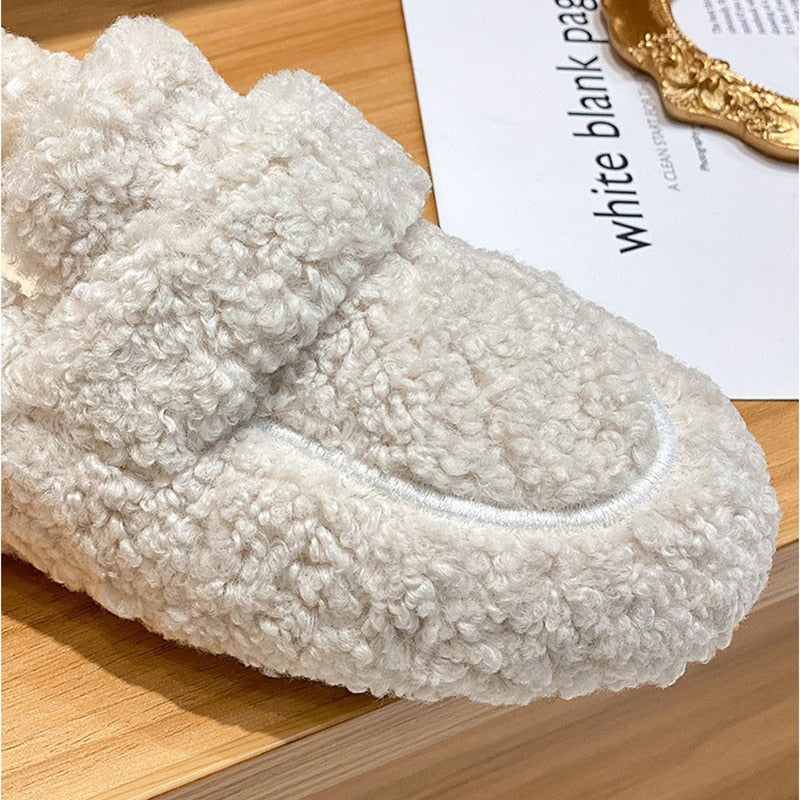 Gillian | Women's Cozy Teddy Slip-on Loafers