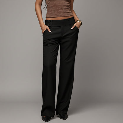 Grace | Women's High-Waisted Wide-Leg Flared Trousers