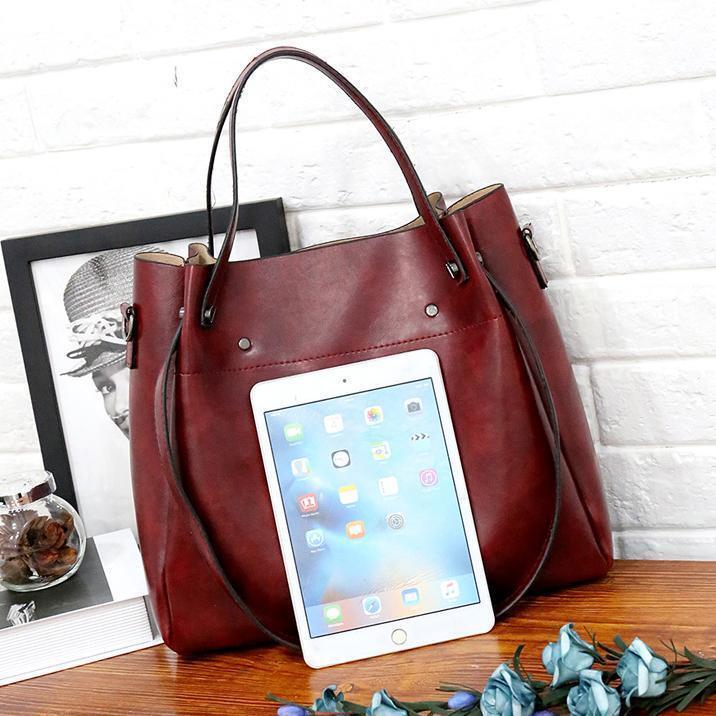 Grace | Women's Stylish Retro 4-Piece Bag Set