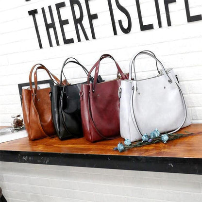 Grace | Women's Stylish Retro 4-Piece Bag Set