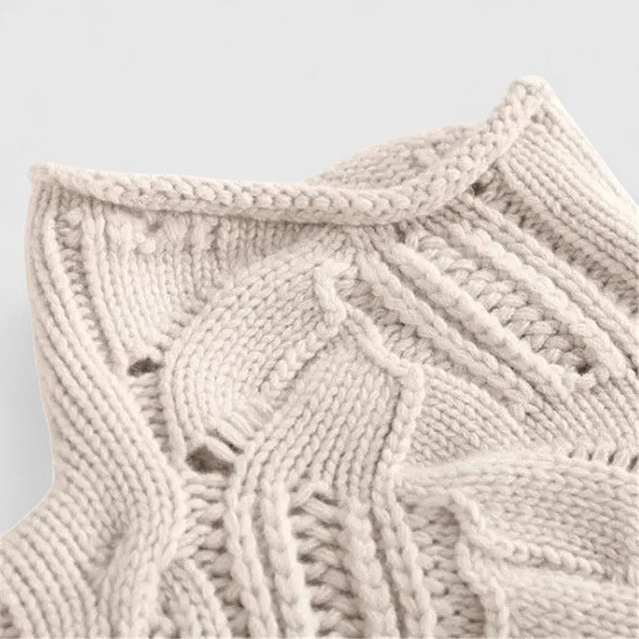 Hannah | Women's Cable-Knit Turtleneck Elegant Sweater