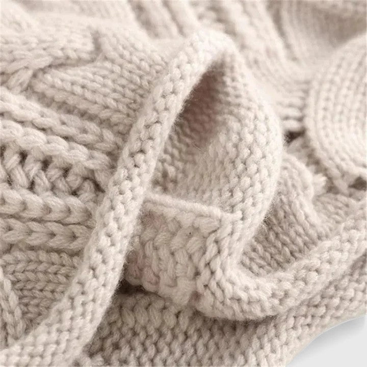 Hannah | Women's Cable-Knit Turtleneck Elegant Sweater