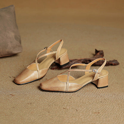 Helen | Women's Strappy Leather Heels