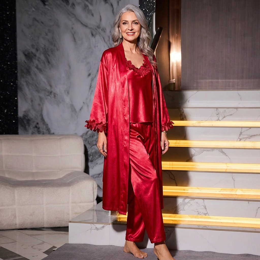 Holly | Women's 3-Piece Sleepwear Set