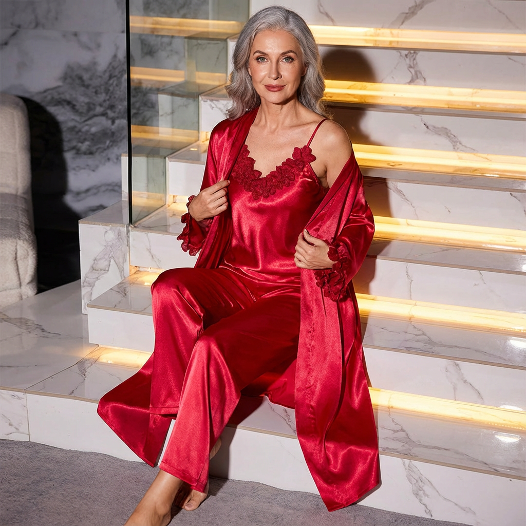 Holly | Women's 3-Piece Sleepwear Set