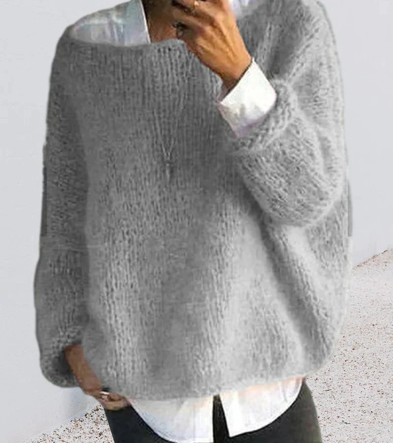 Holly | Women's Cozy Fuzzy Oversized Sweater