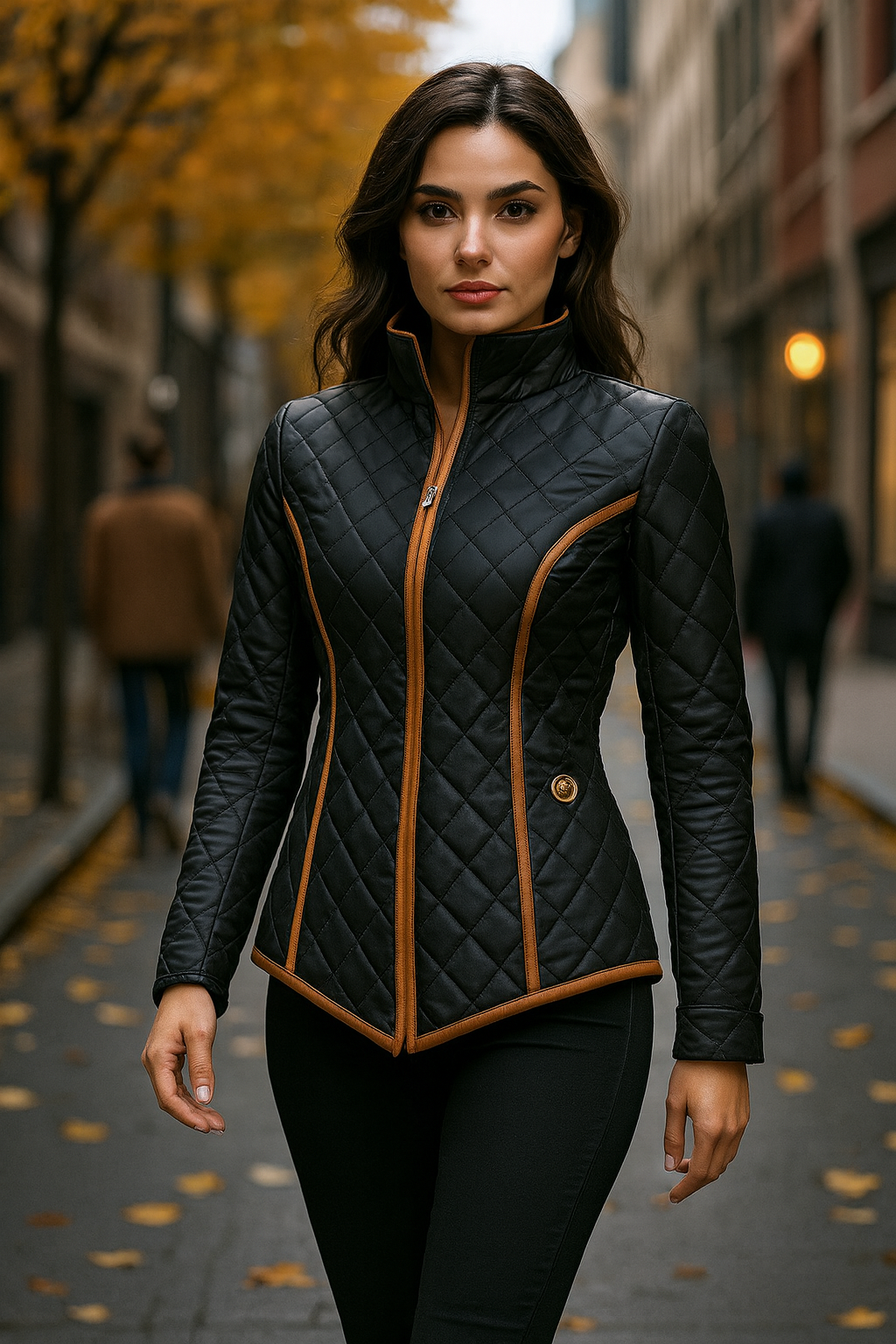 Isla | Women's Fitted Diamond-Quilted Padded Jacket