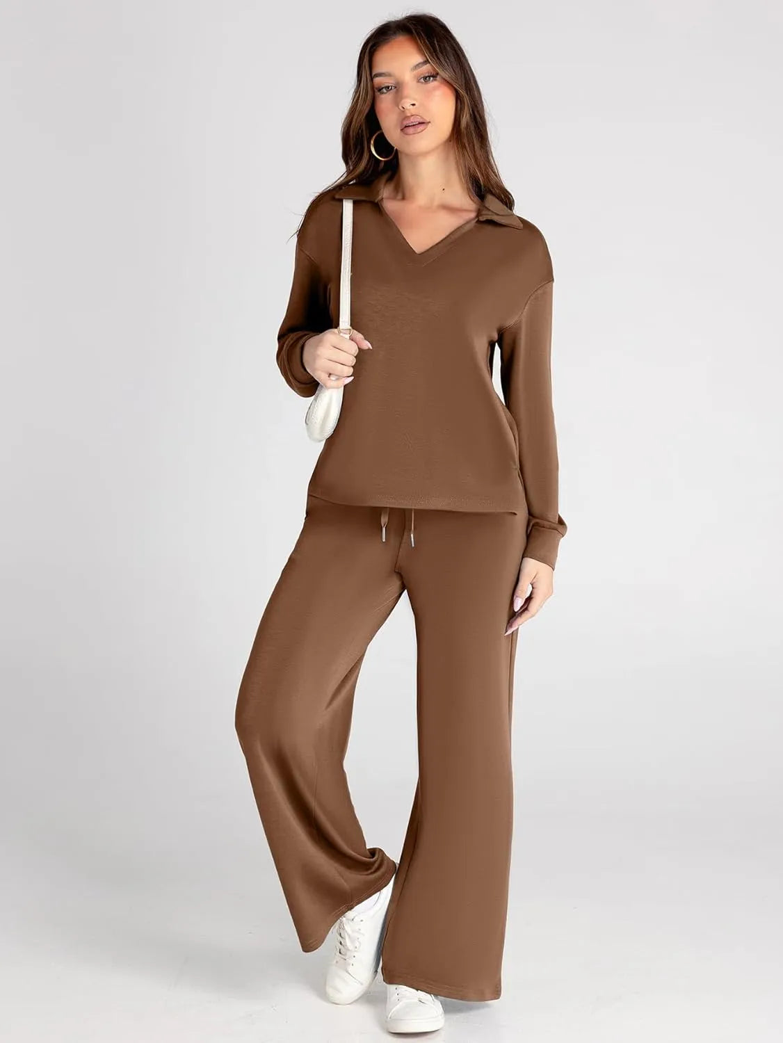 Julie | Women's Casual Comfort Long Sleeve Two Piece Set