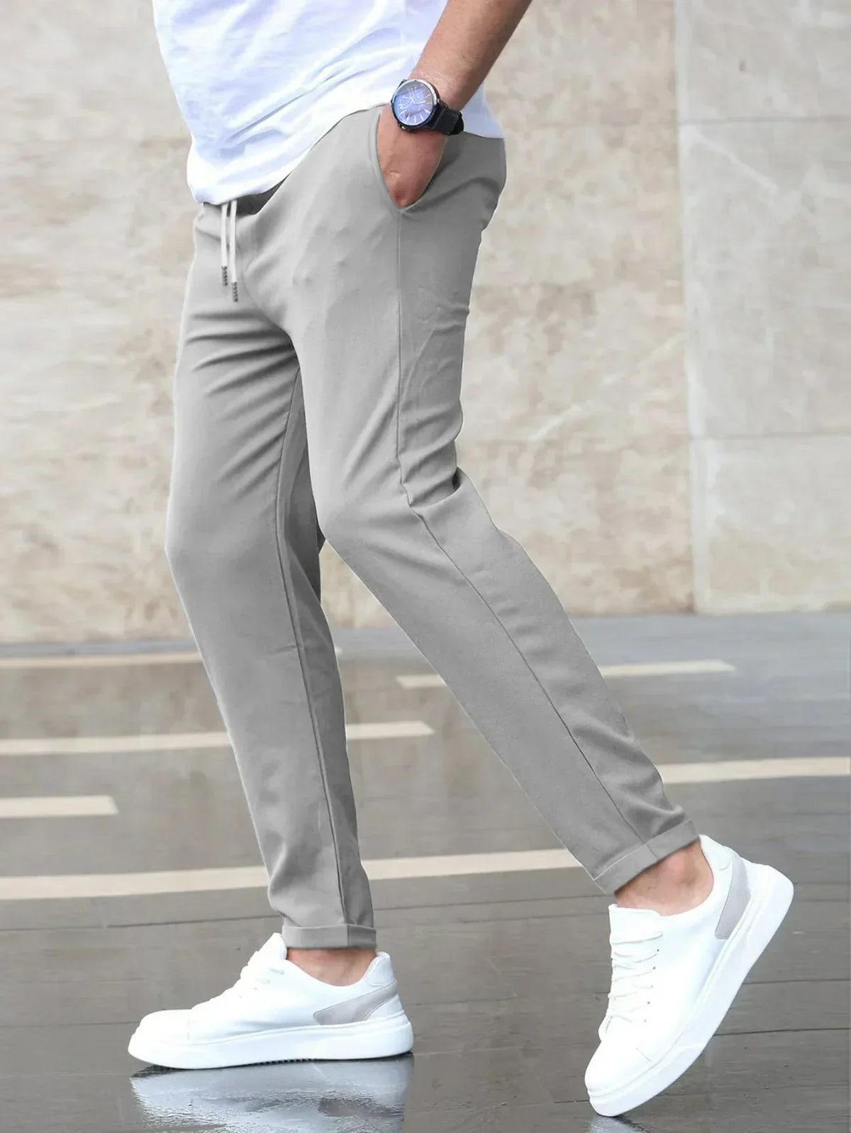 Ken | Men's Slim Fit Drawstring Pants