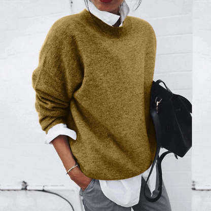 Laura | Women's Relaxed Crew Neck Sweater