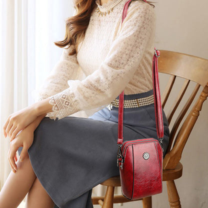 Lexi | Women's Compact Solid Color Mini Handbag with Crossbody Strap