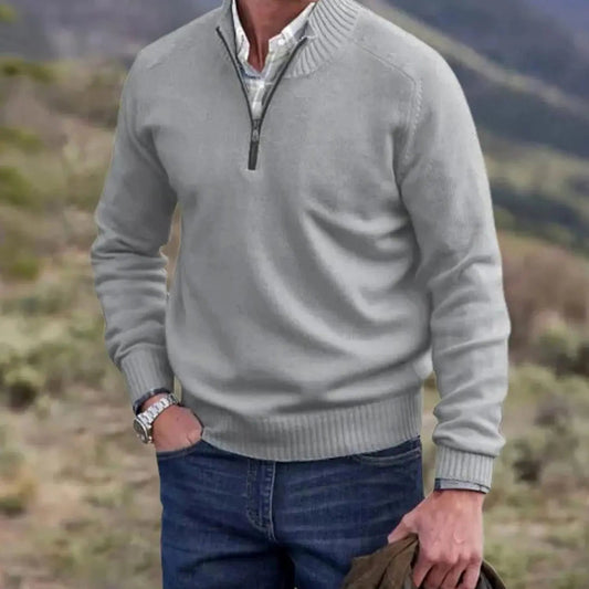 Norman | Men's Classic Quarter-Zip Sweater