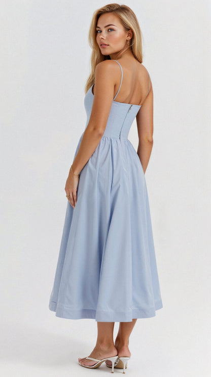 Paula | Women's Classic Spaghetti Strap A-line Dress