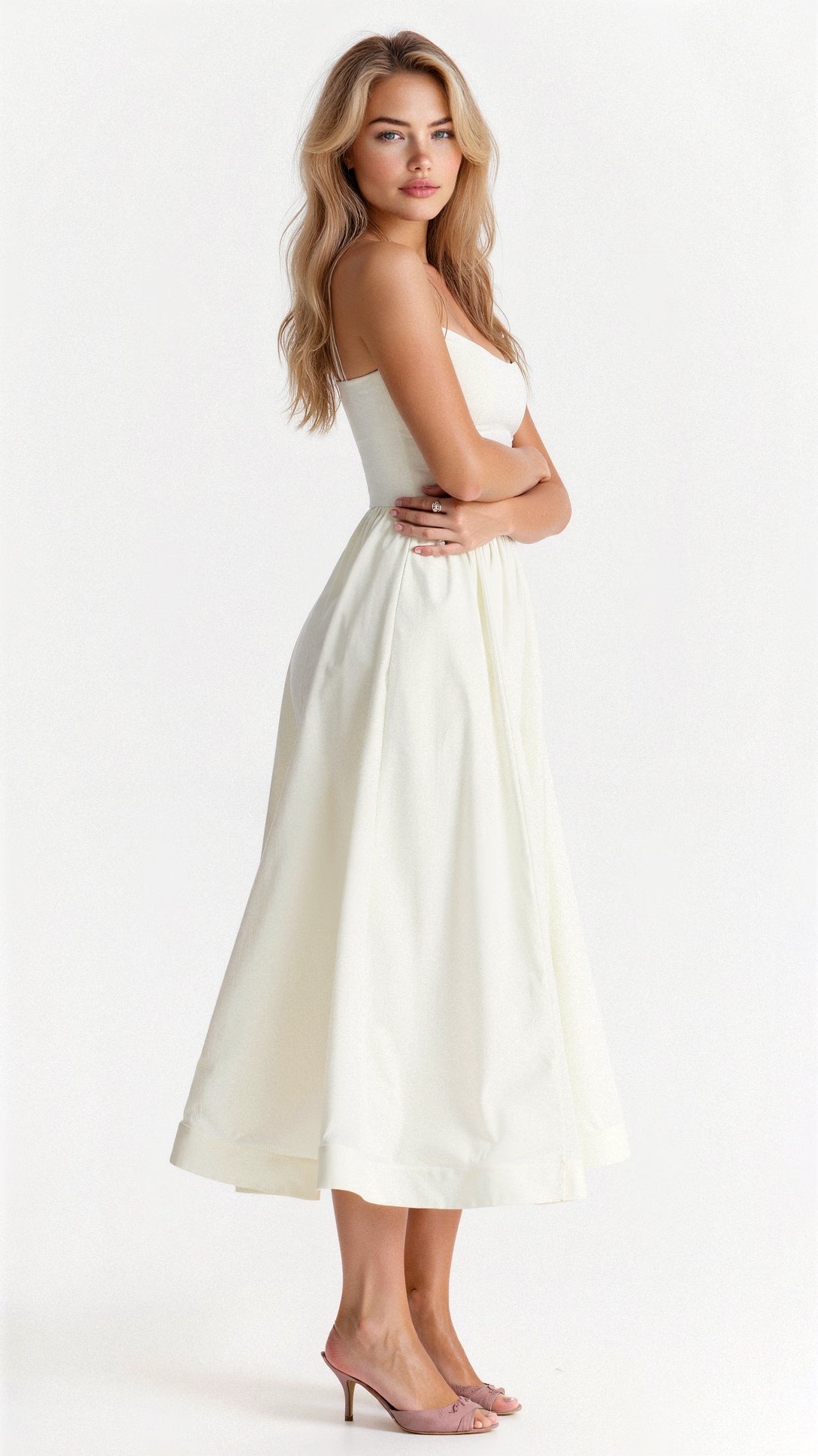 Paula | Women's Classic Spaghetti Strap A-line Dress