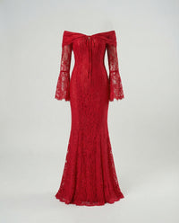 Amara | Women's Off-Shoulder Wedding Guest Maxi Dress