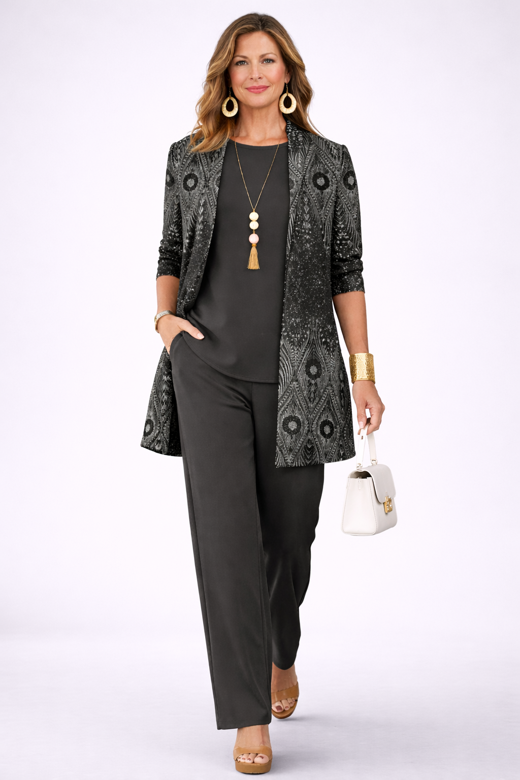 Rebecca | Women's Classic Elegance Three-Piece Set