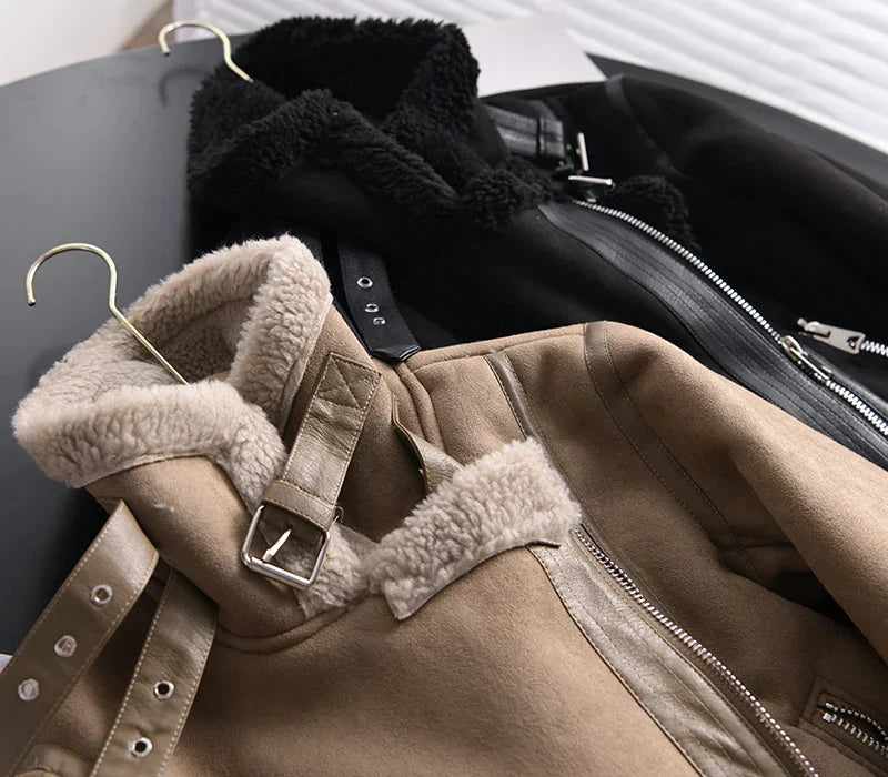 Rosie | Women's Linde Suede Biker Jacket