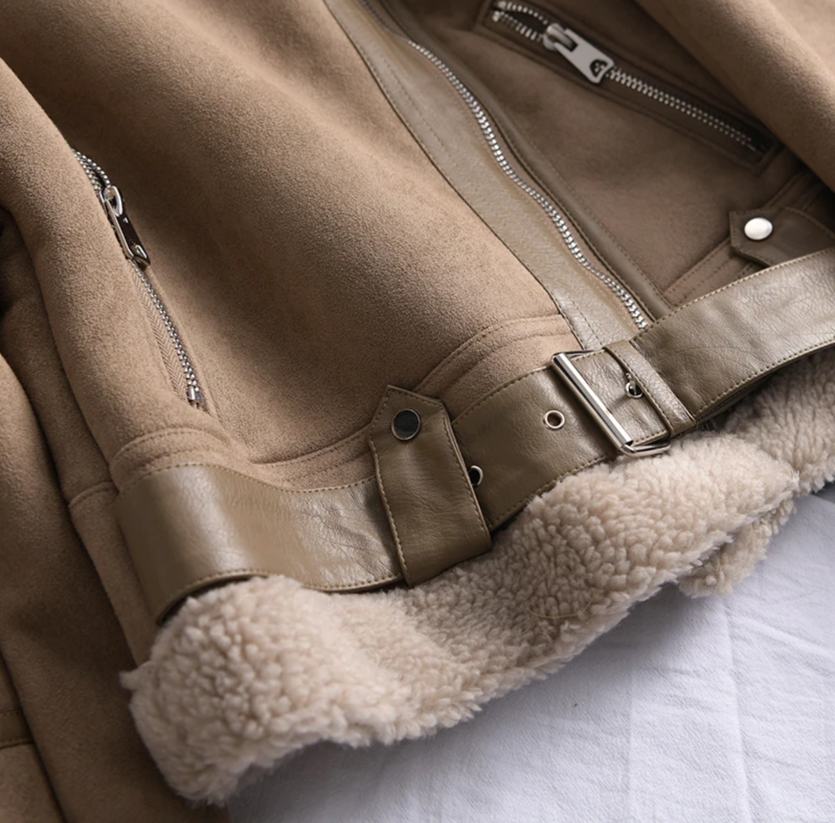 Rosie | Women's Linde Suede Biker Jacket