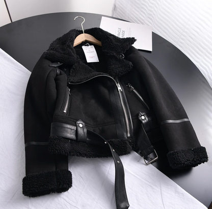 Rosie | Women's Linde Suede Biker Jacket