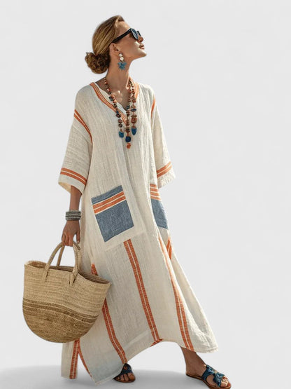 Beige / Orange