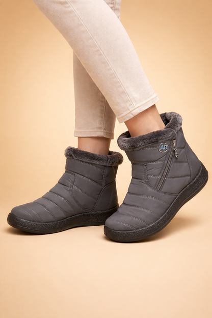 Ruby | Women's Quilted Faux-Fur Lined Winter Boots