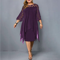 Zorina | Women's Evening Layered Midi Dress