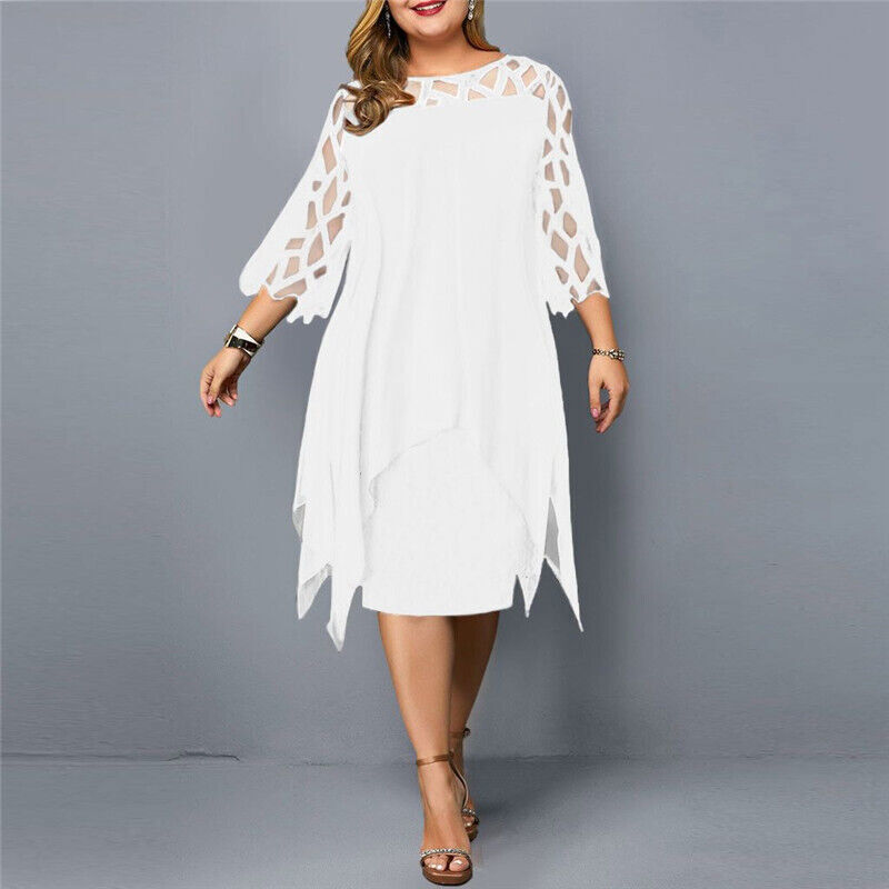Zorina | Women's Evening Layered Midi Dress